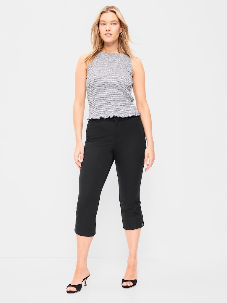 High-Waisted Pixie Capri Pants