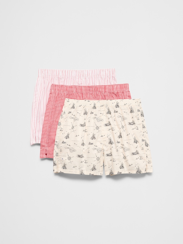 Cotton Boxers (3 Pack)