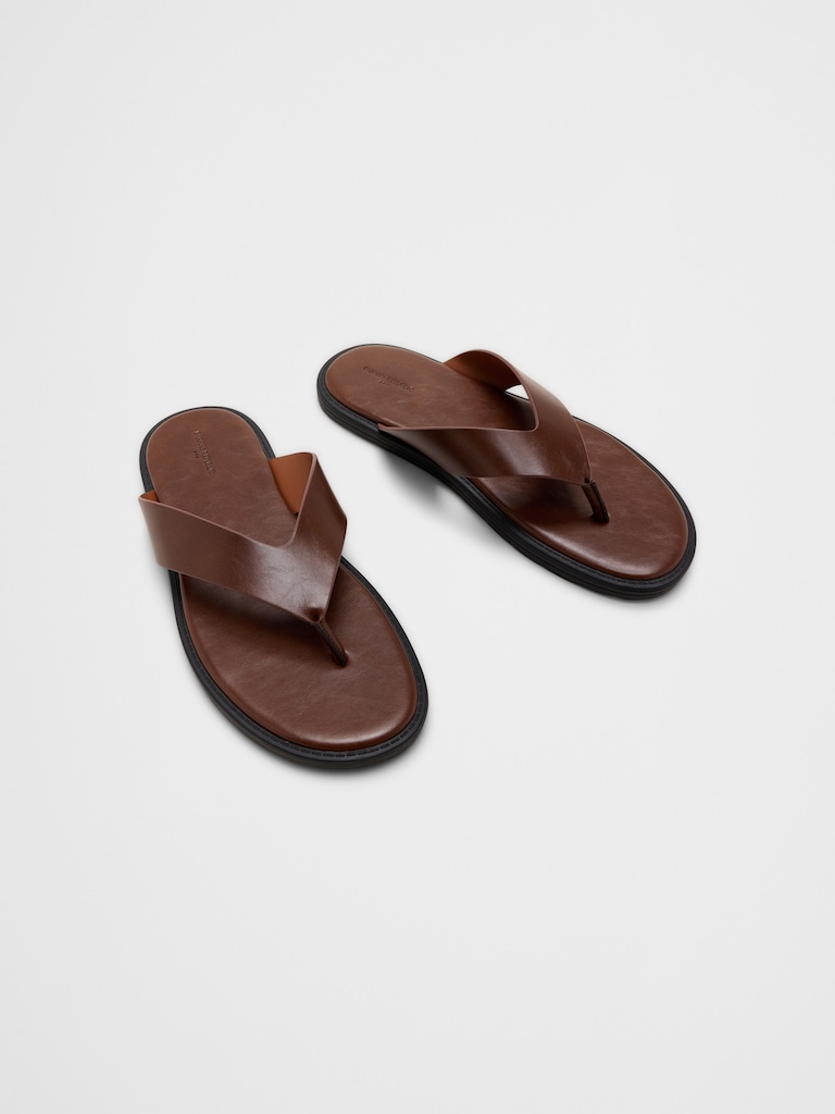 Vegan Leather Flip Flop