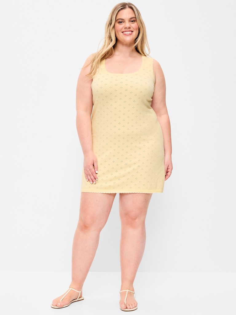 SoSoft Lite Pointelle Sweater Dress