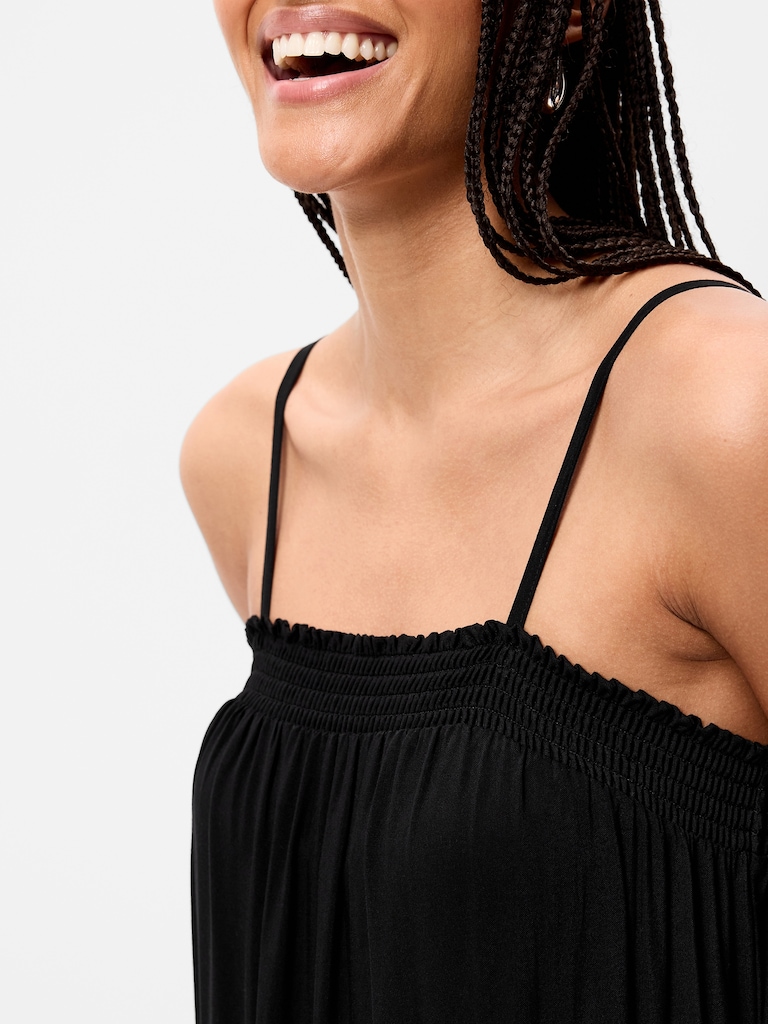 Airy Smocked Maxi Dress