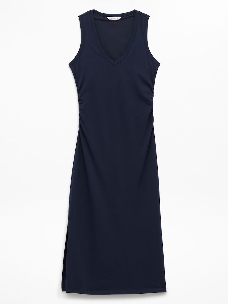 Essential V-Neck Midi Dress