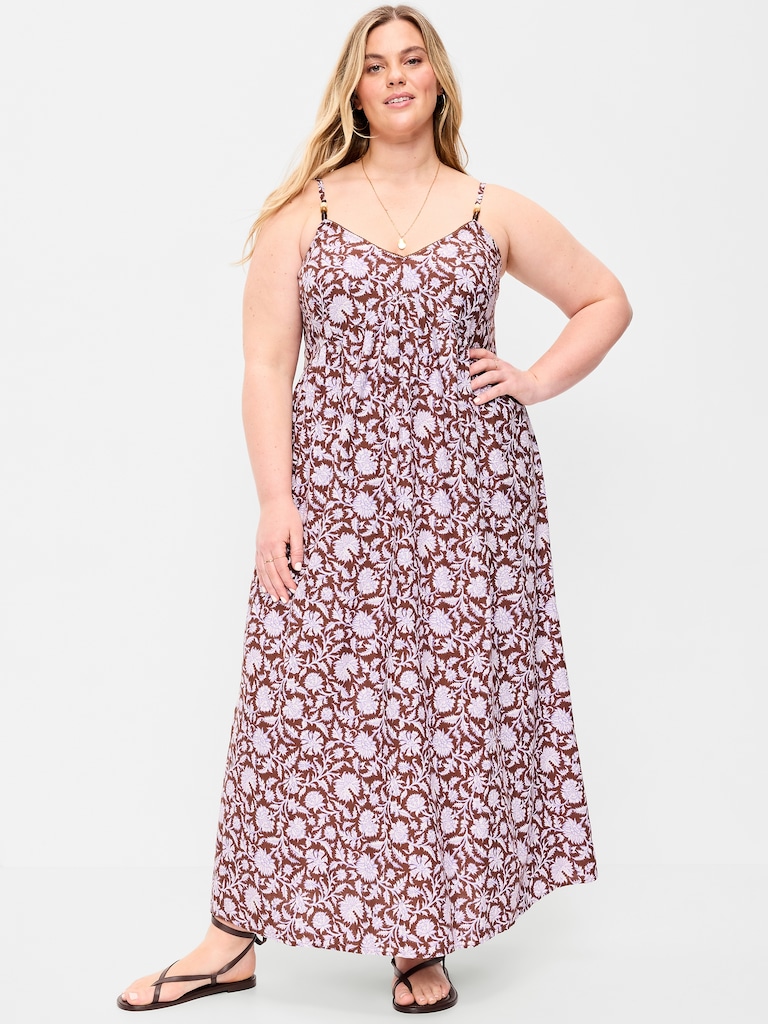 Sleeveless Boho Maxi Dress