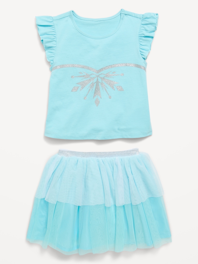 Disney© Princess T-Shirt and Tutu Skirt Set for Toddler Girls