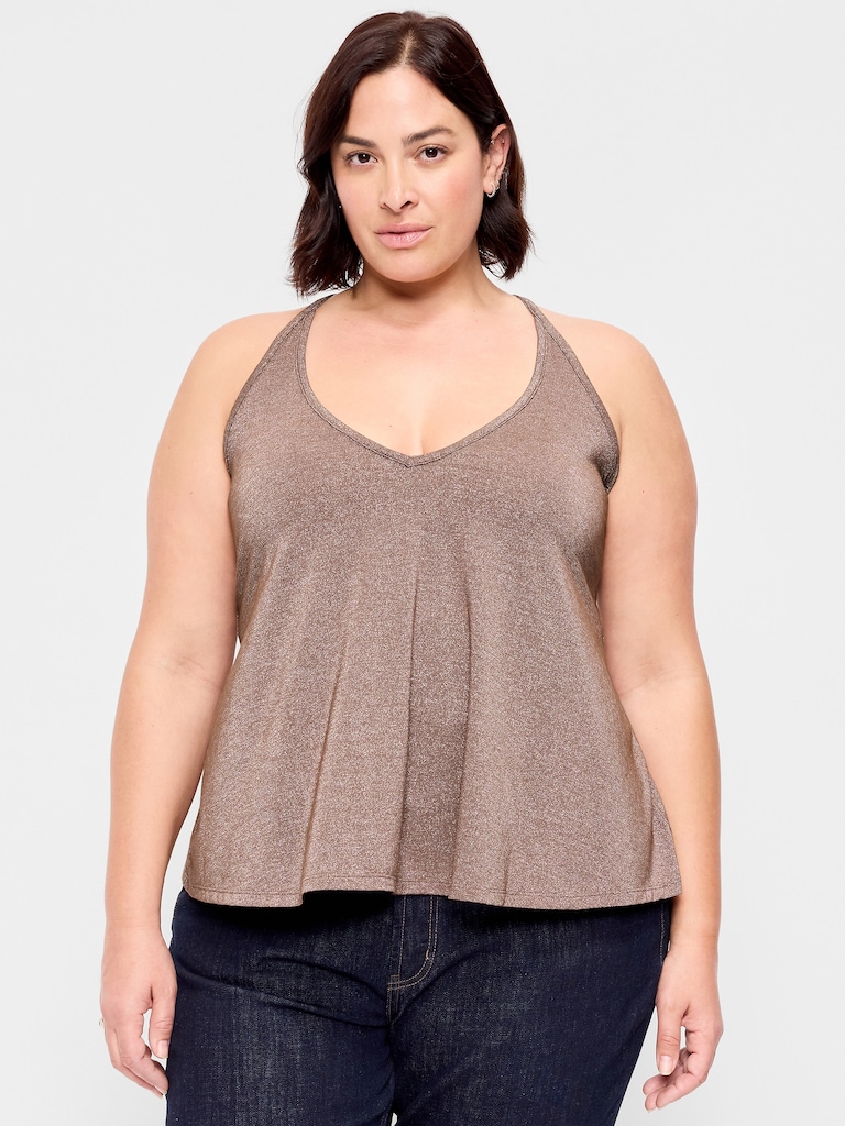 Strappy-Back Swing Tank Top