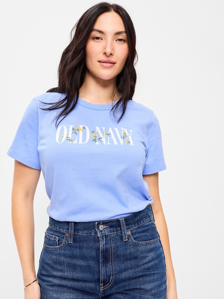 EveryWear Crew-Neck Logo-Graphic T-Shirt