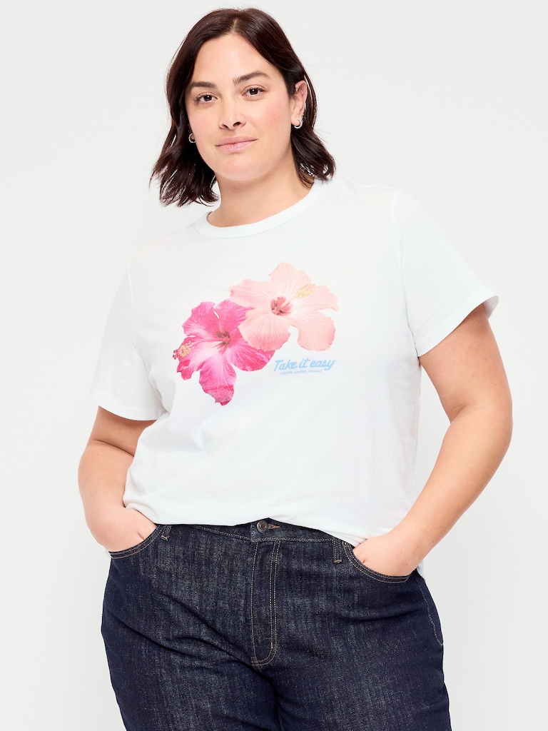 EveryWear Crew-Neck Graphic T-Shirt