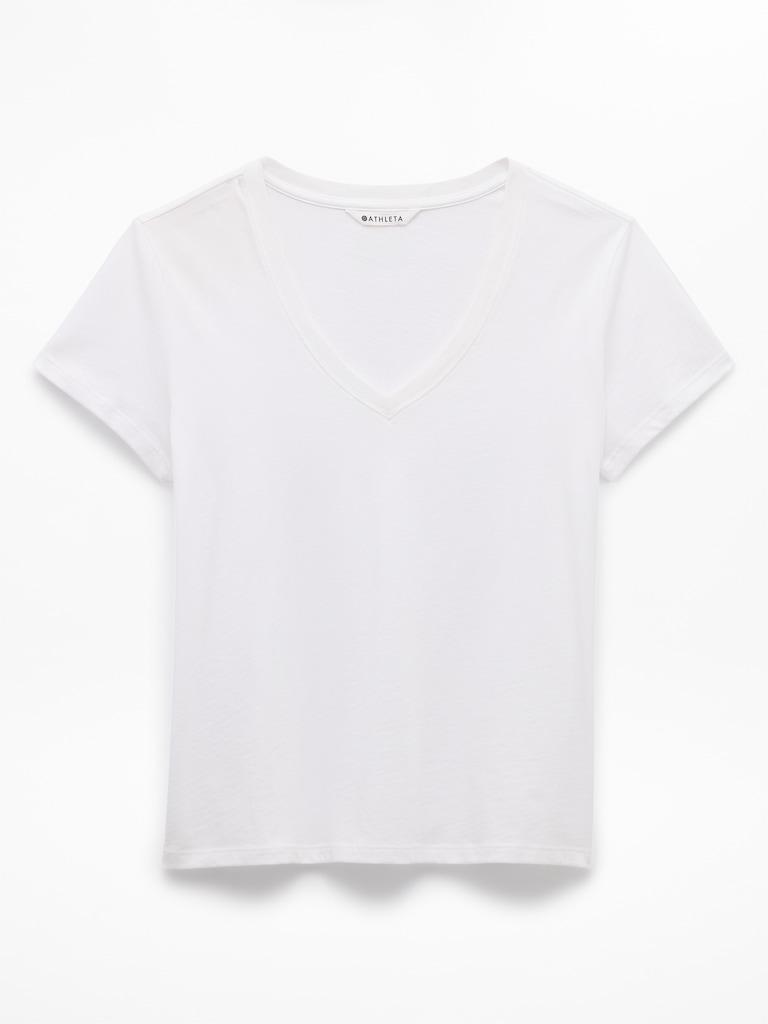 Favorite Cotton V-Neck Tee