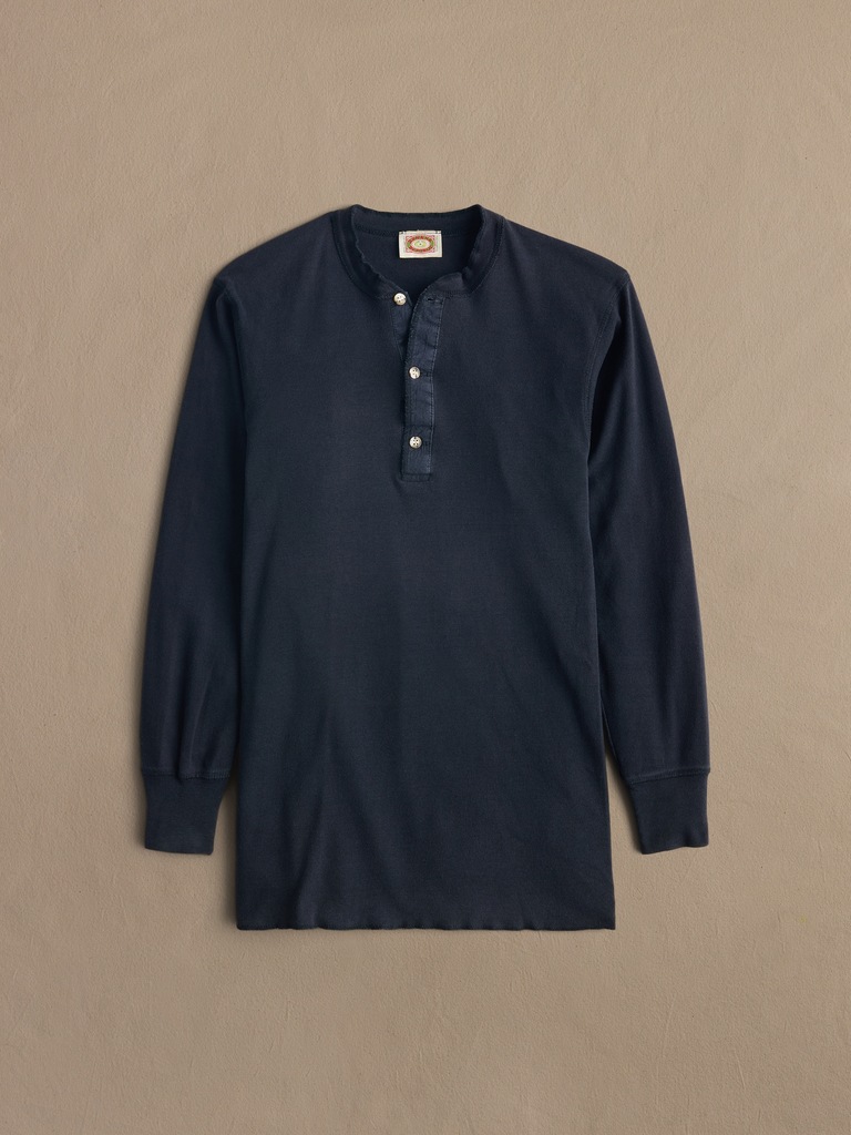 Archive Washed Black Yukon Henley T-Shirt Men's Size L