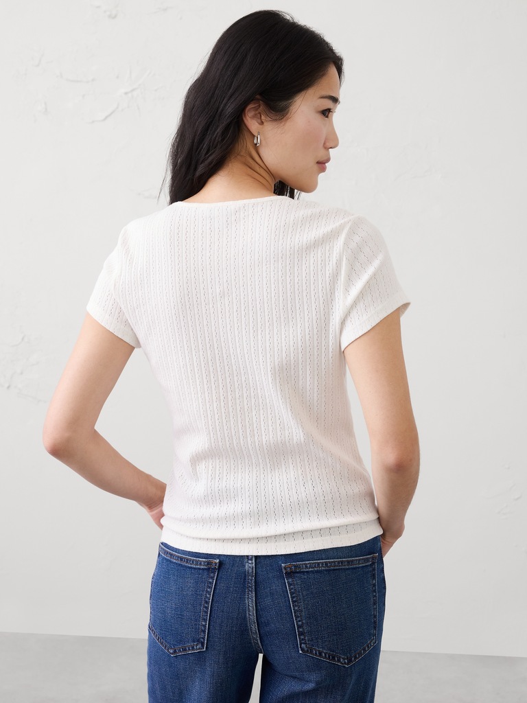 Pointelle Baby T-Shirt