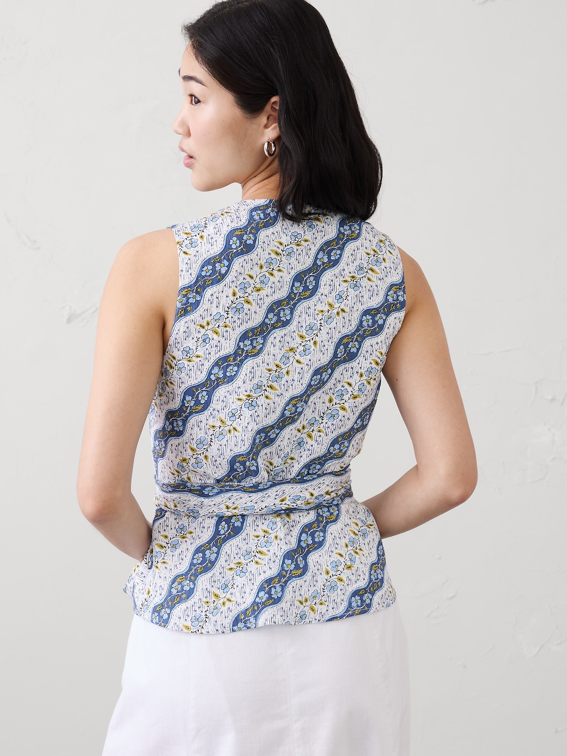 Wrapped V-Neck Top