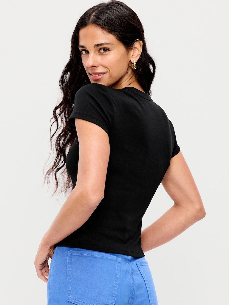 T-shirt ajusté court Old Navy x Le Diable s’habille en Prada