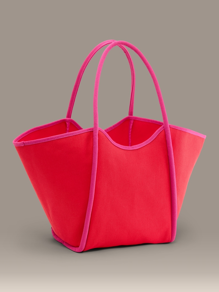 Old Navy x Christopher John Rogers Large Canvas Tote Bag