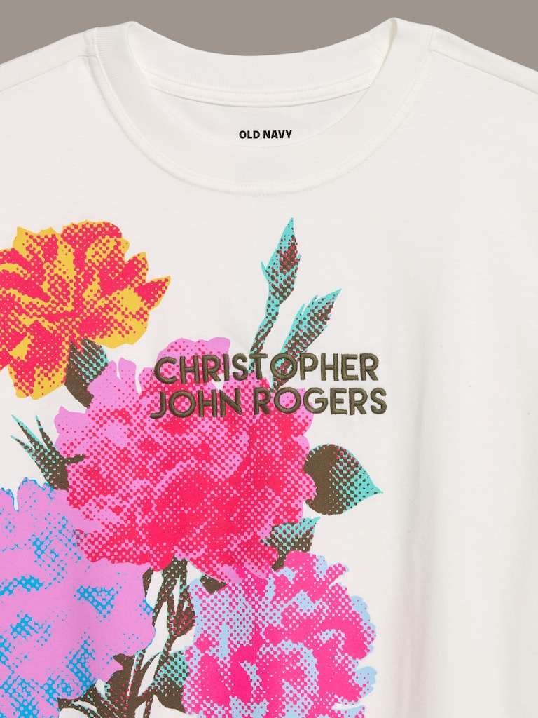 Old Navy x Christopher John Rogers Crop T-Shirt
