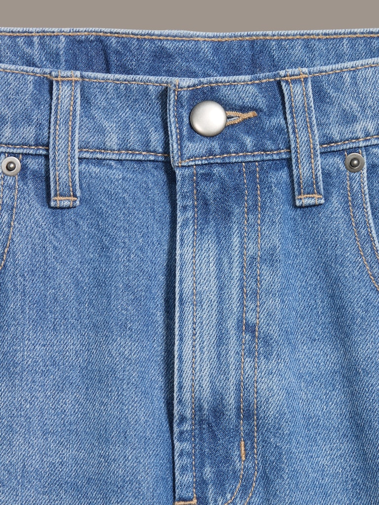 Old Navy x Christopher John Rogers Mid-Rise Side Stripe Baggy Wide-Leg Jeans