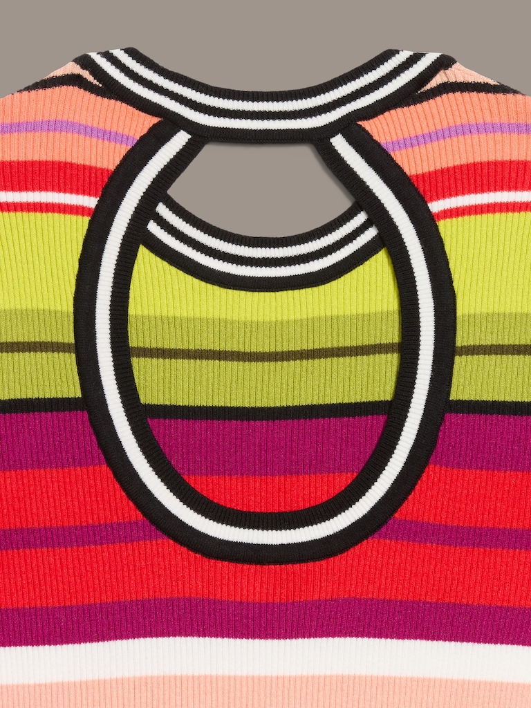 Old Navy x Christopher John Rogers Long-Sleeve Back Keyhole Sweater