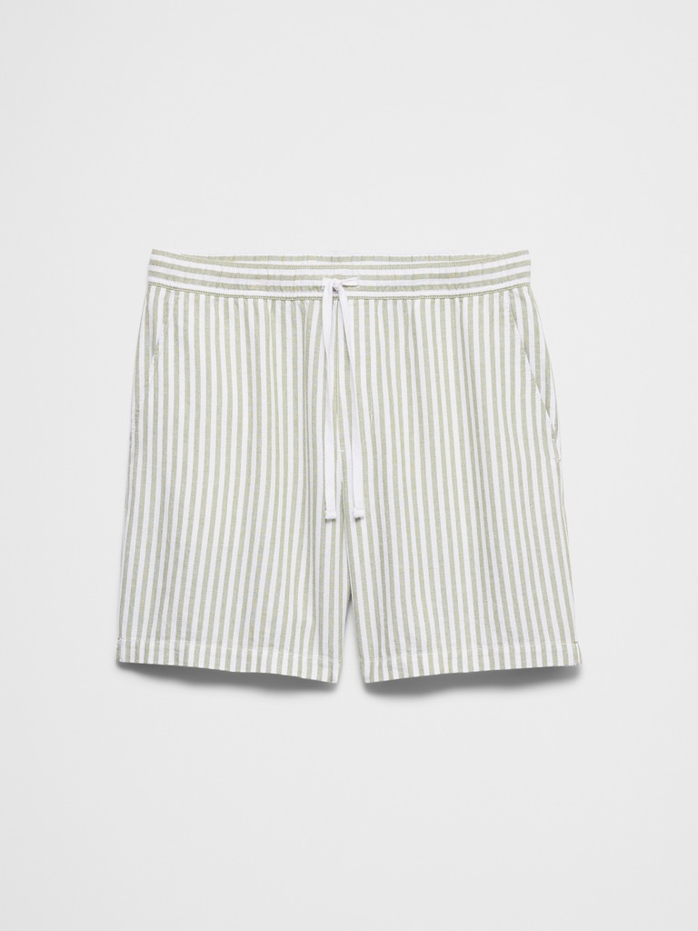 Standard-Fit 7" Linen-Blend Deck Short