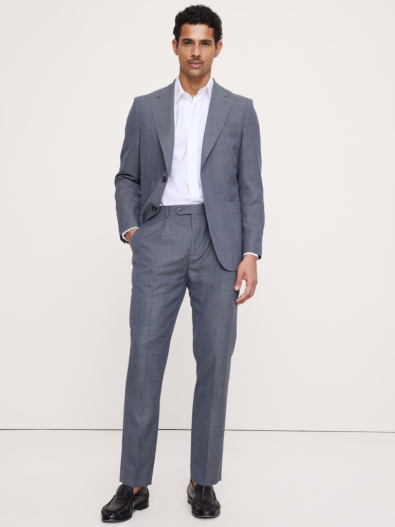 Italian Wool Ventile Suit Pant