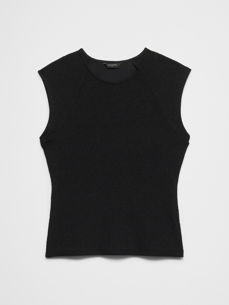 Jacquard Crinkled Top