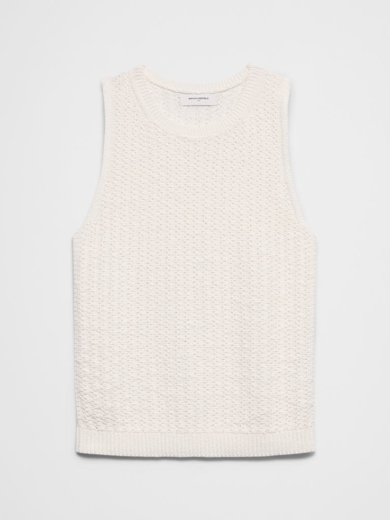 Textured Sweater Tank