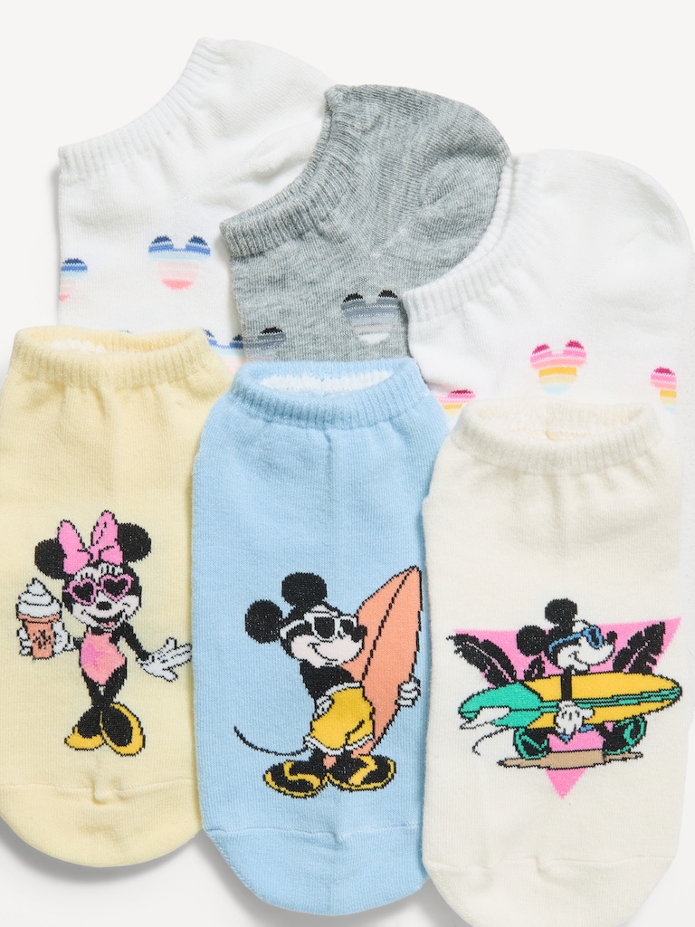 Disney© 6-Pack Novelty Ankle Socks for Women
