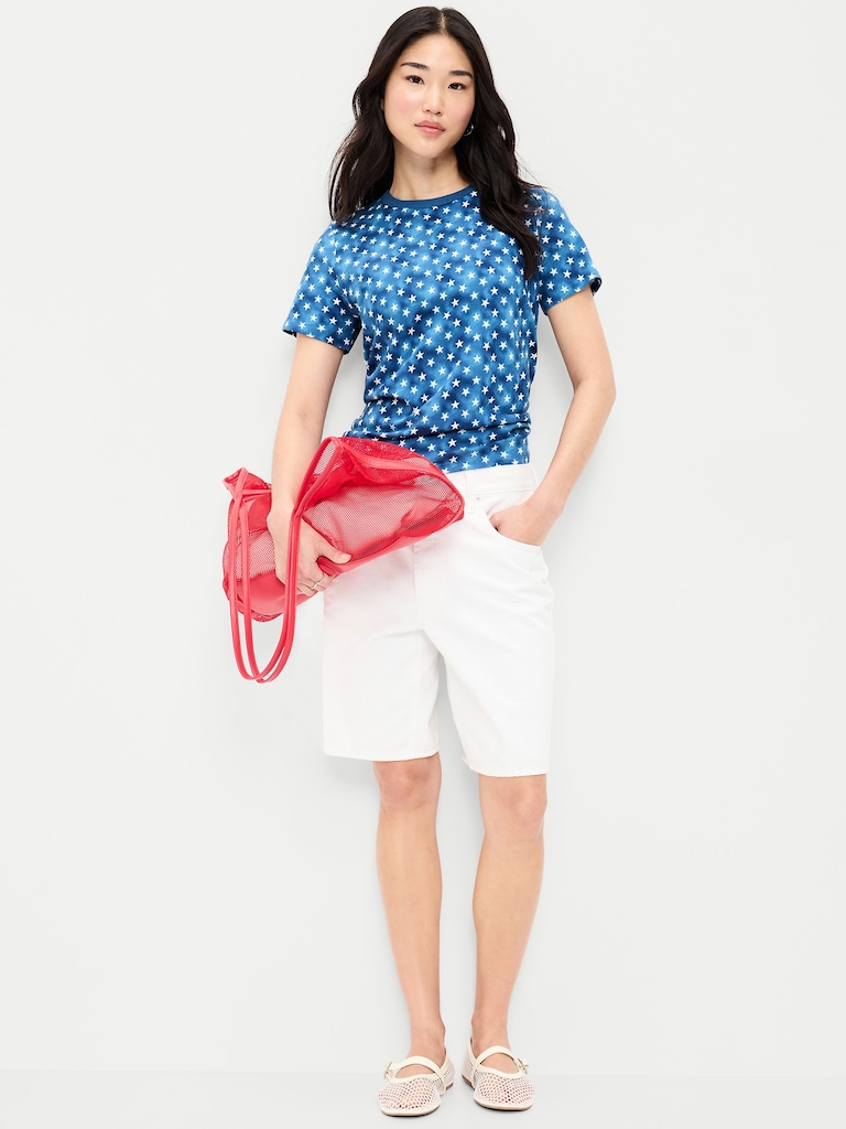 EveryWear Crew-Neck Printed T-Shirt