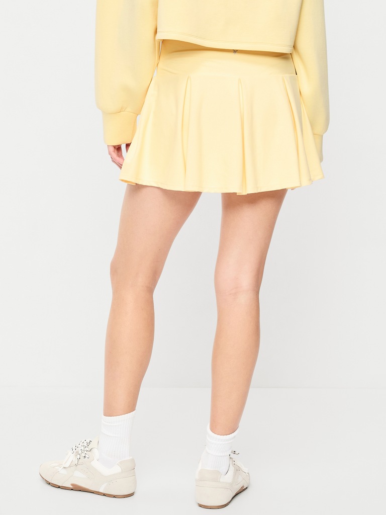 Extra High-Waisted Drop-Waist PowerSoft Skort