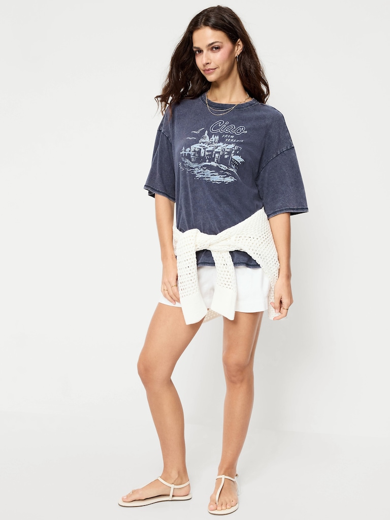 Short-Sleeve Loose Graphic T-Shirt