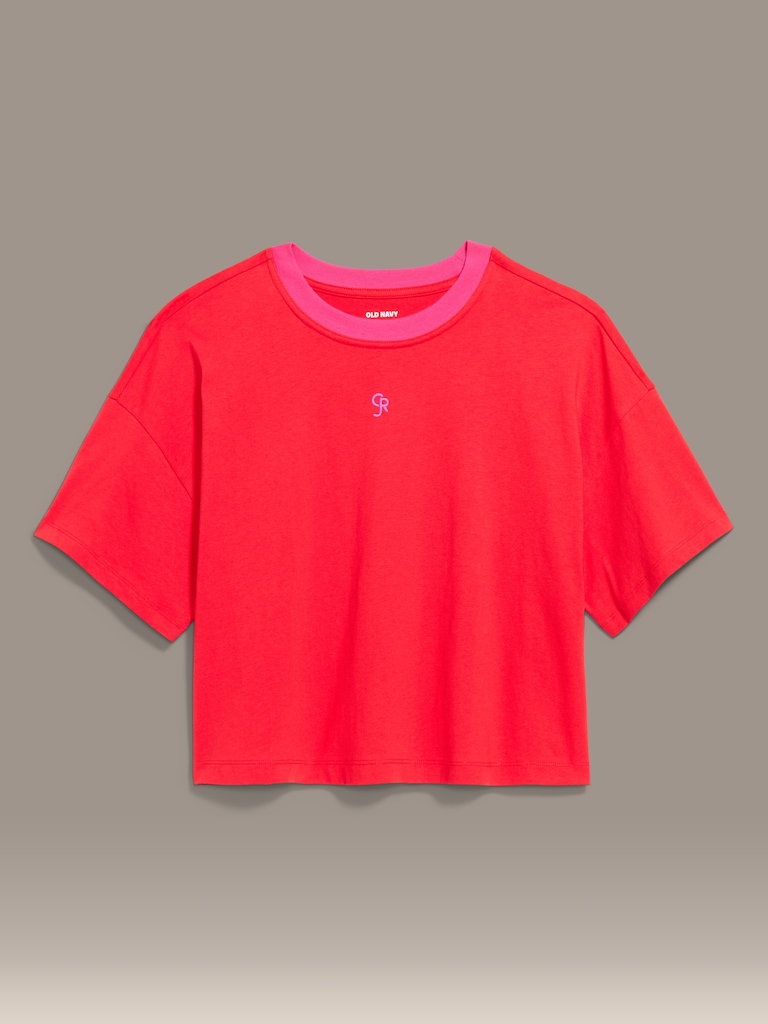 Old Navy x Christopher John Rogers Crop T-Shirt