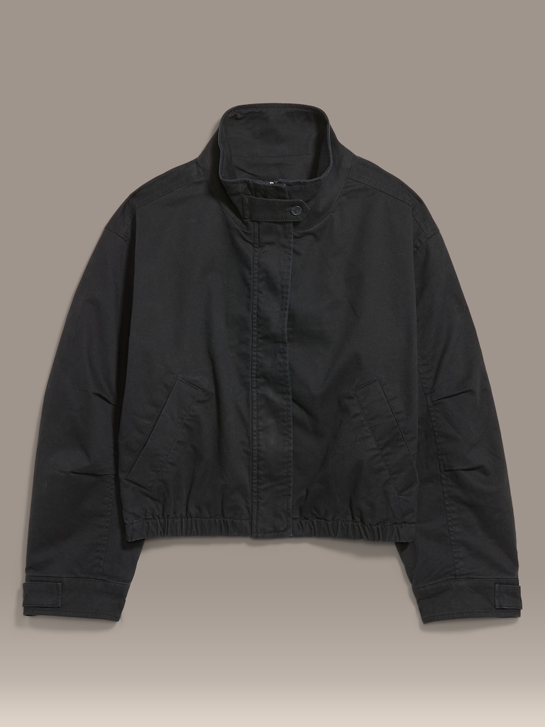 Old Navy x Christopher John Rogers Mock-Neck Bomber Jacket