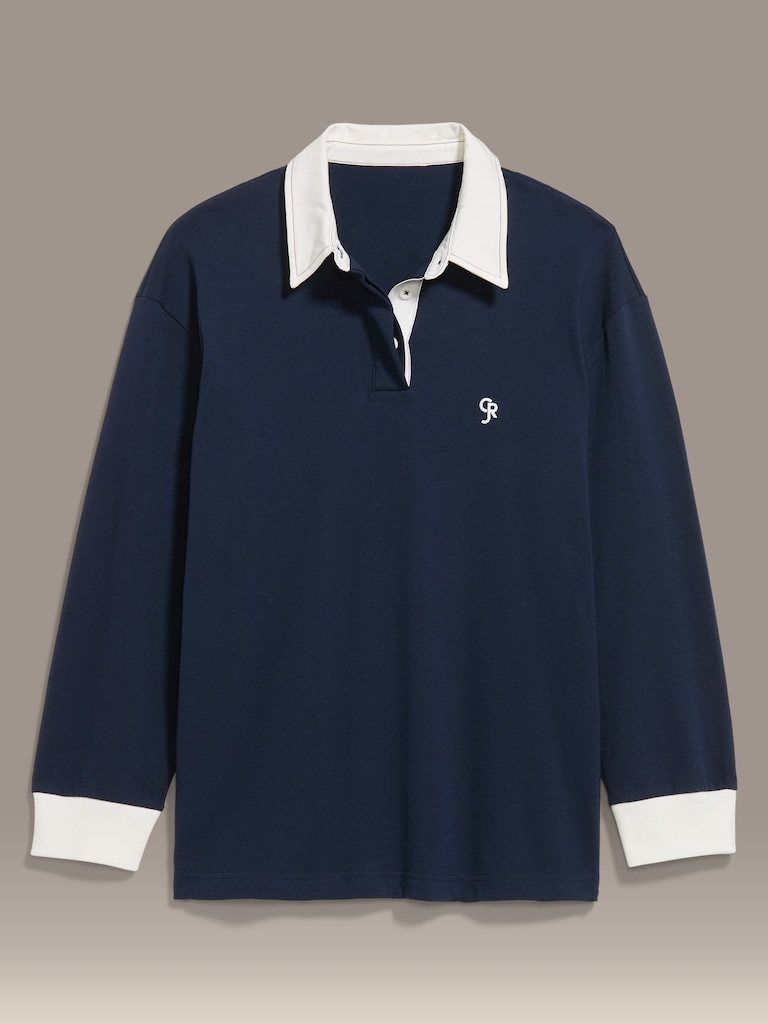 Old Navy x Christopher John Rogers Oversized Rugby Top