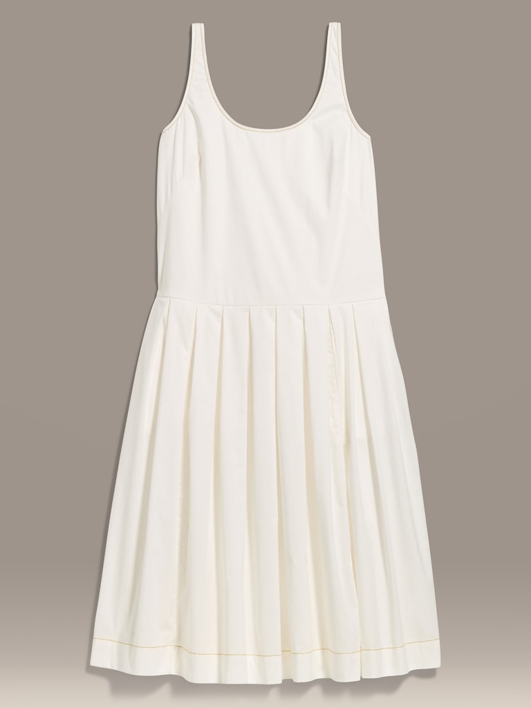 Old Navy x Christopher John Rogers Poplin Drop-Waist Dress