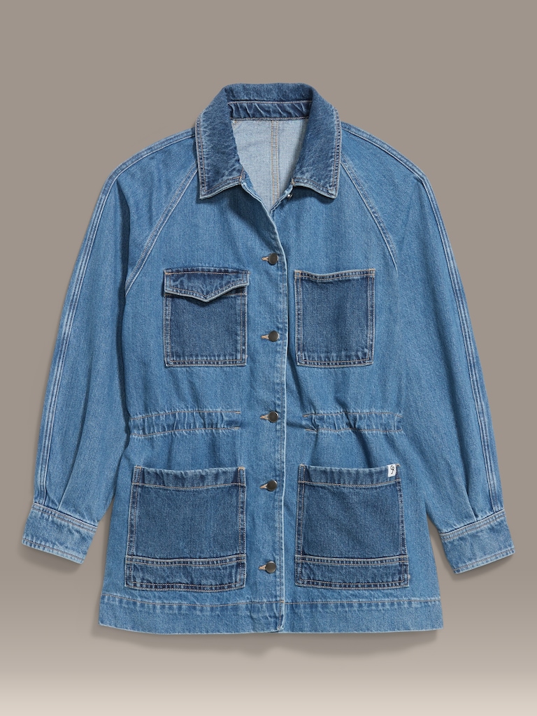 Old Navy x Christopher John Rogers Chore Utility Jean Jacket