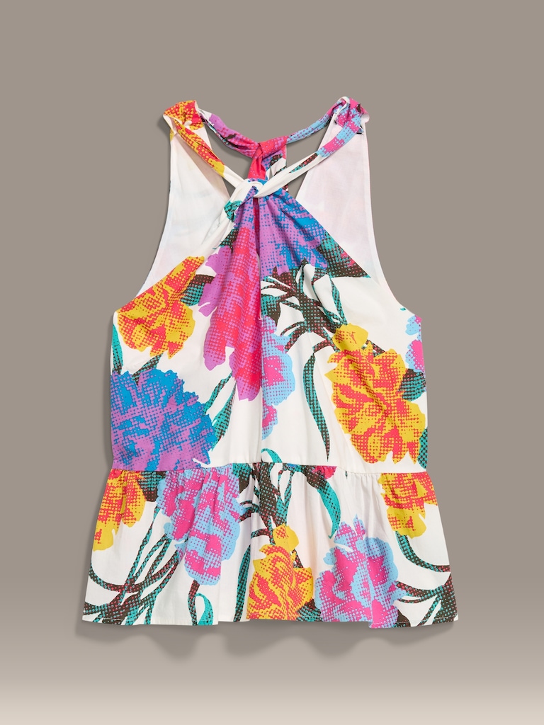 Old Navy x Christopher John Rogers Halter Peplum Top