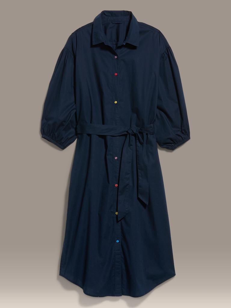 Old Navy x Christopher John Rogers Maxi Shirt Dress