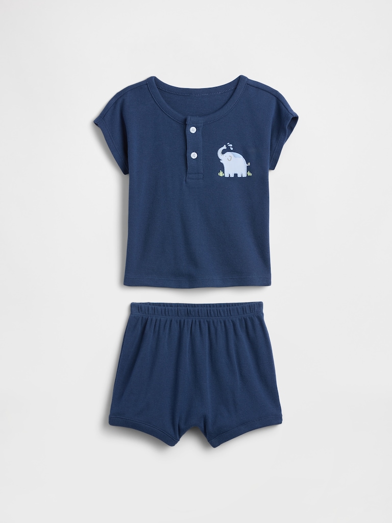 Baby Two-Piece Graphic Outfit Set