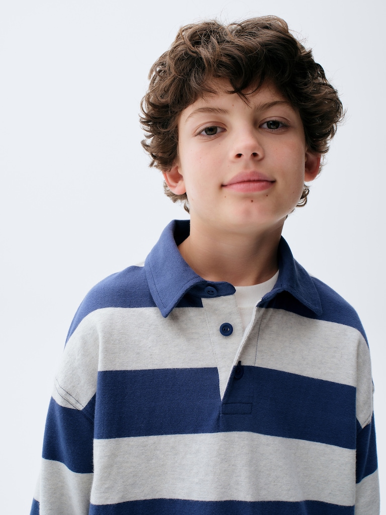 Kids Relaxed Jersey Polo Shirt