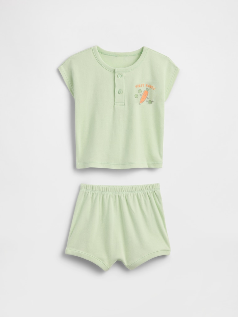 Baby Two-Piece Graphic Outfit Set