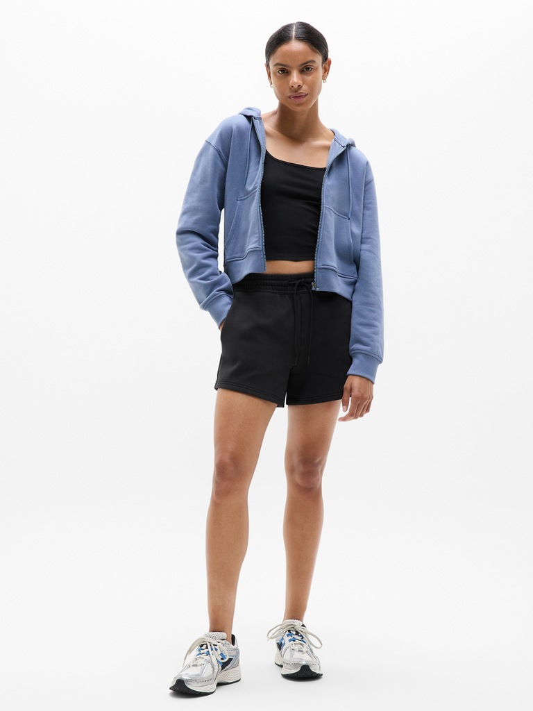 Forever Fleece Mid Rise 4" Short