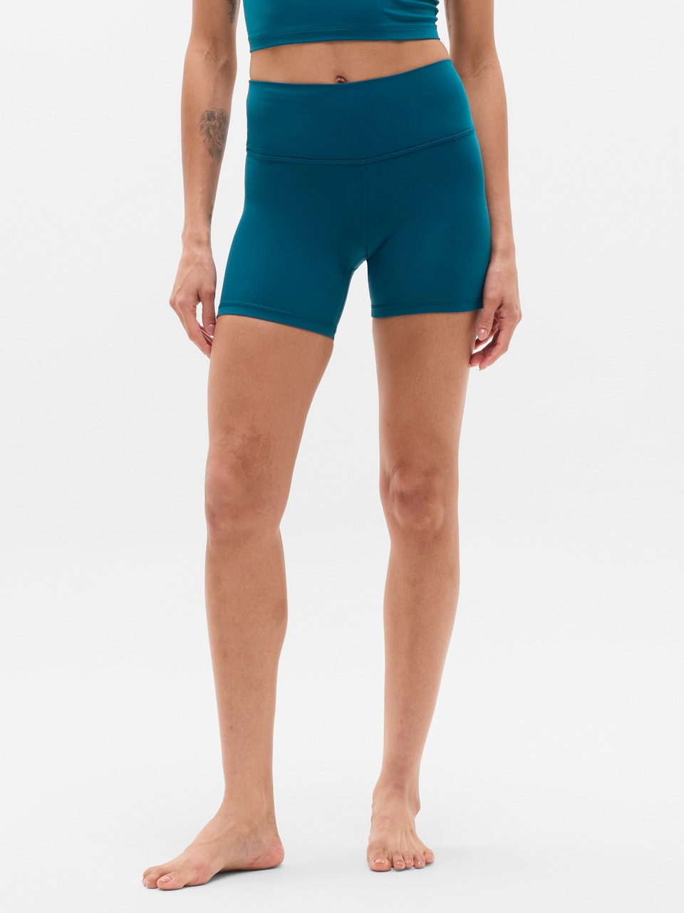 V-Neck Hardware One-Piece Swimsuit