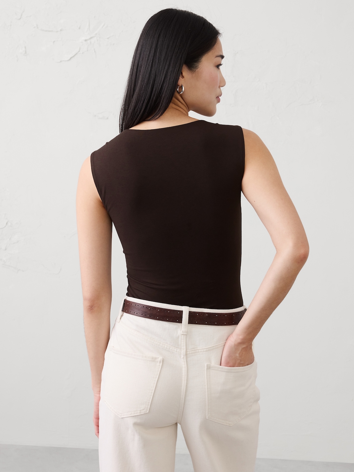 Soft Stretch Wrap Top
