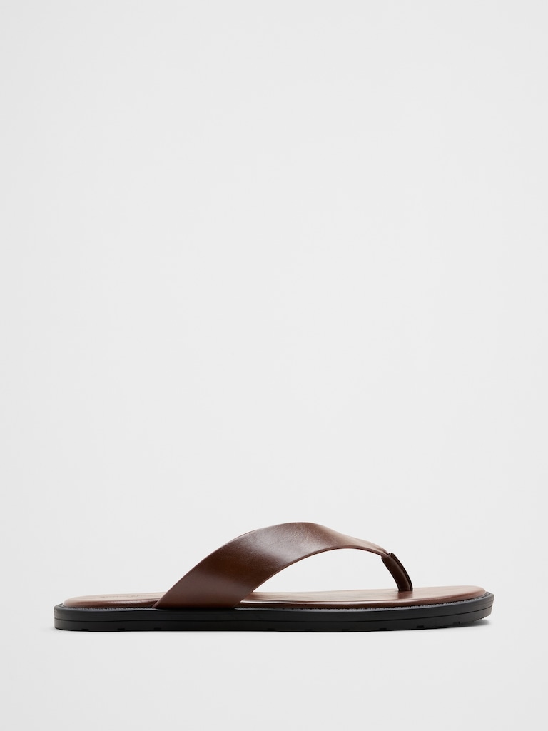 Vegan Leather Flip Flop