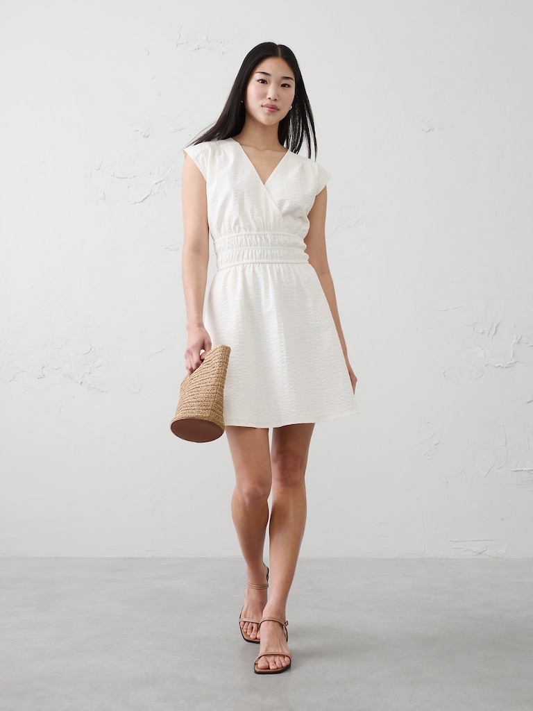 Seersucker Mini Dress