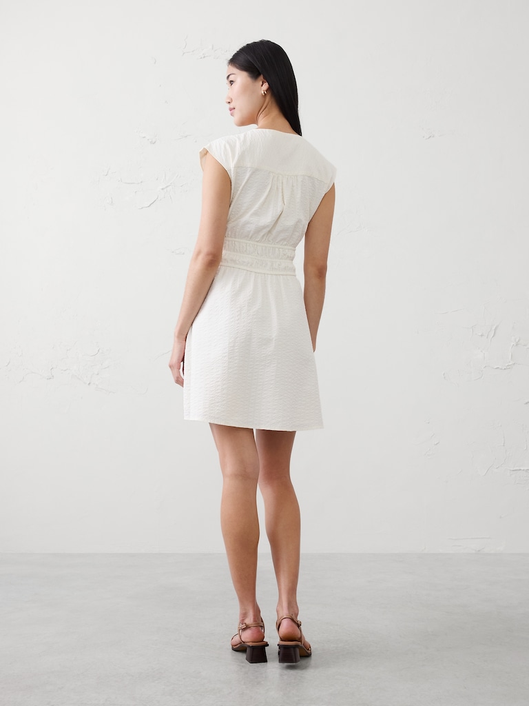 Seersucker Mini Dress