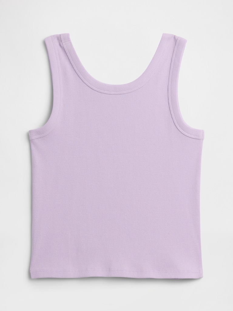 Kids Ribbed Tank Top