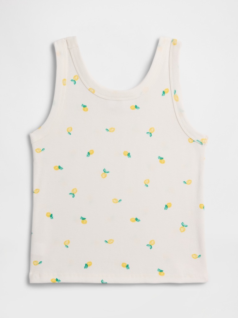 Kids Ribbed Tank Top