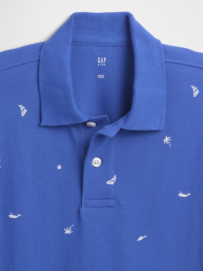 Kids Pique Polo Shirt