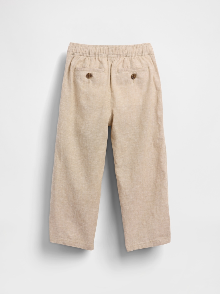 Baby & Toddler Linen-Cotton Pull-On Pants