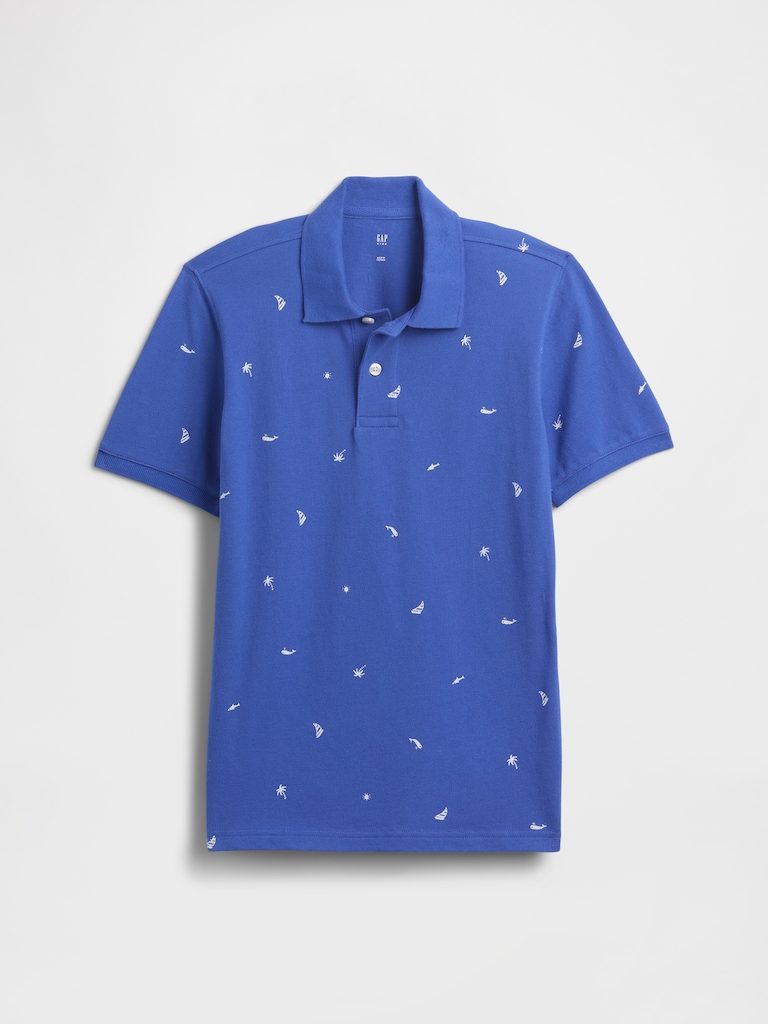 Kids Pique Polo Shirt