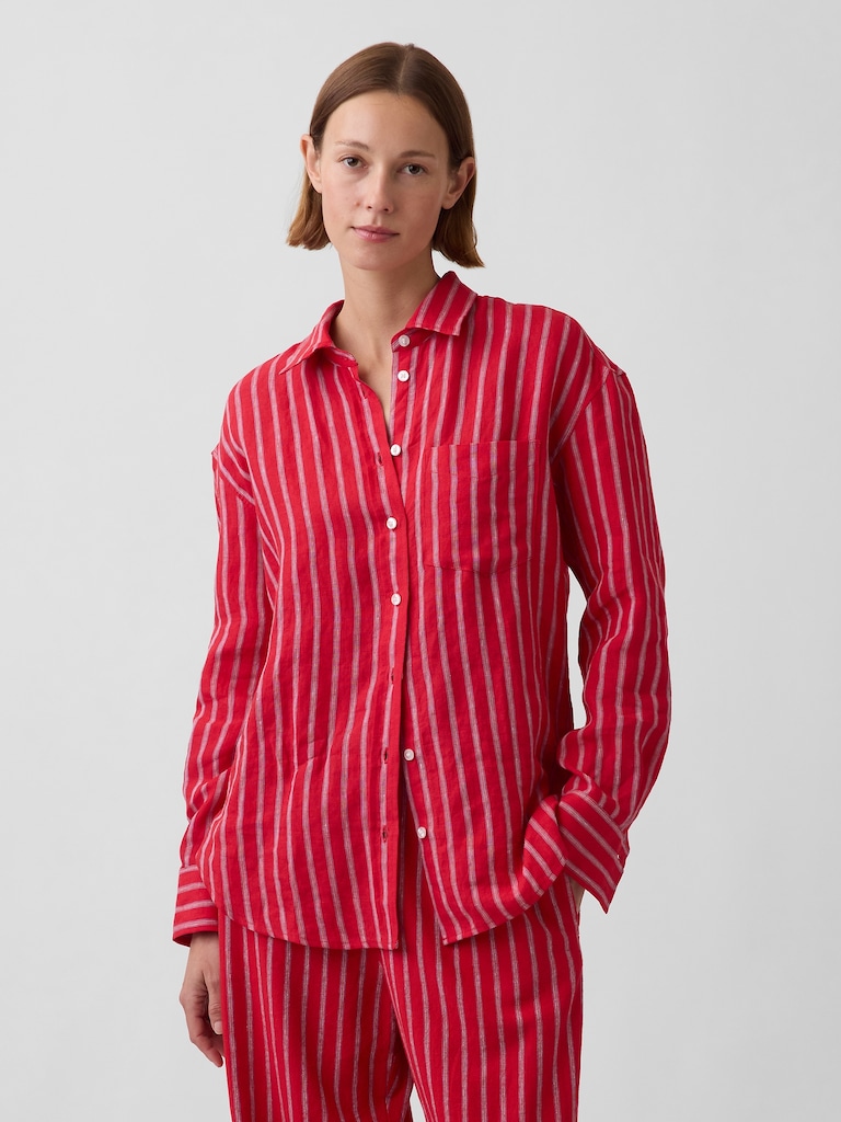 100% Linen Oversized Shirt